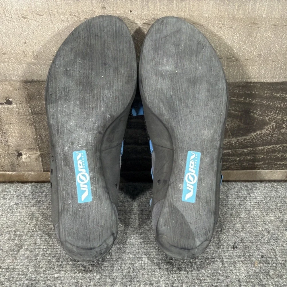 Scarpa Rock Climbing Shoes Mens 8.5 Gray Origin Hook & Loop Vision Rubber Italy